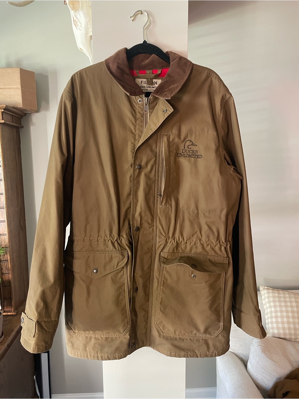 Filson Ducks Unlimited Cover Cloth Mile Marker Men’s Size Large/Long Sleeves